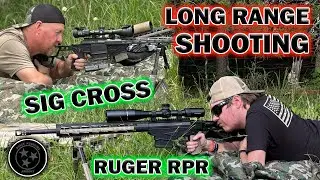 SIG CROSS VS RUGER RPR!!! Long range shooting #longrange #precision #pewpew #outdoors #sig