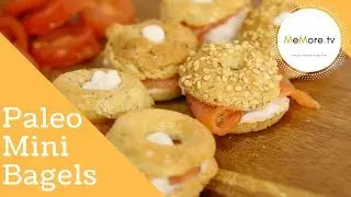 Paleo Mini Bagels // Healthy After School Snacks // Paleo // MeMoreTv