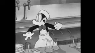 Soda Squirt 1933 Flip the Frog by Ub Iwerks Vintage Sound Cartoon