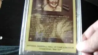 Mickey Mantle autographed baseball cards