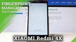 How to Set Up Fingerprint in XIAOMI Redmi 4X - Add Screen Lock