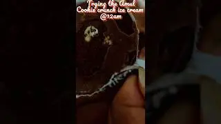 Amul Cookie Crunch Ice cream #icecream #youtubeshorts #chocolate #foodies#food #bangalore