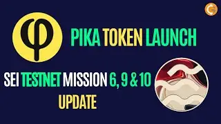 Pika Protocol Launches Token | SEI Testnet Mission 9, 10 Update | SEI Airdrop
