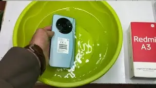 Redmi A3 unboxing and water test||redmi a3 watertest