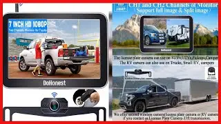 V29 Wireless Backup Camera Easy Installation and Clear HD Vision for Safer Parking