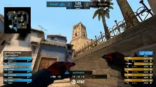 Cloud9 vs eUnited (Mirage) IEM Chicago 2018 NA Closed Qualifier - map3