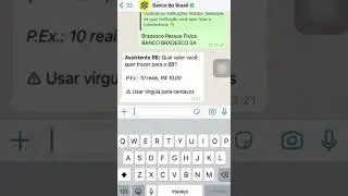 Inicia&ccedil;&atilde;o de Pagamentos via Whatsapp - Banco do Brasil 2022