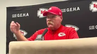 Kansas City Chiefs HC Andy Reid Reacts to Dallas Cowboys Loss