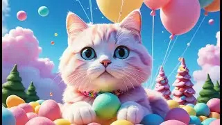 Cookie Cat and the Jellybean Jungle | Sweet Jungle Song for Kids | Candy Adventure Nursery Rhyme