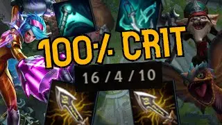 FULL AD CRIT KLED MAKES HIM 100% OP! 2K DMG AUTOS! KLED+VI FULL CRIT= FREE LP!