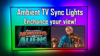 Ambient TV Color Sync BIAS LED featuring MUTAND PUMPKINS FROM OUT SPACE with smart TV Backlighting