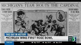 This Day in History: Michigan wins first Rose Bowl