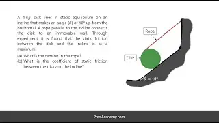 Combined Torque and Newton's Second Law Practice Problem