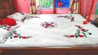 Chadar |dusati design|dusati chadar|chadar design|New chadar design|cross stitch design
