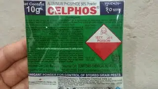 #CELPHOS Fumigant ALUMINIUM PHOSPHIDE 56% Powder For Control Of Stored Grain Pests