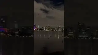 #lights #city view #reflection #water #highrise #bridge #perth #australia