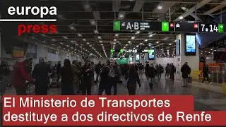 El Ministerio de Transportes cesa a dos altos cargos de Renfe y Adif en Rodalies