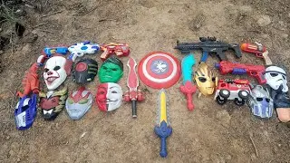 FULL COLLECTING GUNS AND TOPENG,M14,MP5,LIGHT SABER,PEDANG HERO,THANOS,HULK,PANNYWISE,ANONYMOUS