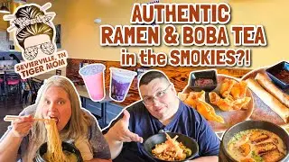 Did We Find REAL Asian Fusion and Boba in the Smoky Mountains? You Gotta See Tiger Mom Boba Bar!