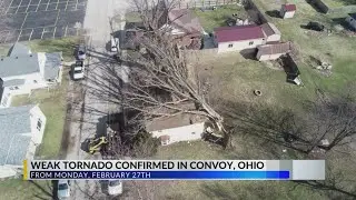 Weak tornado confirmed in Convoy on February 27th