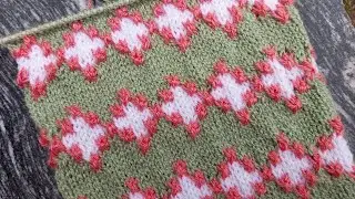 Easy &beautiful knitting design ! Three colors ka sweater design ! #viralvideo