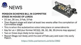 Pension Justice Campaign News Jan 22