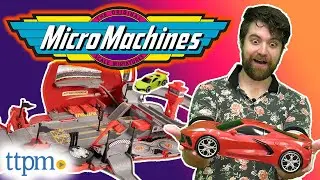 Micro Machines Corvette Raceway Transforming Playset from Jazwares Review!