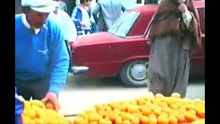 Nevşehir'de 1991 yılına ait pazar yerinin görüntüsü