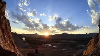 Монгольский закат//Mongolian sunset.