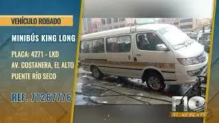 &iexcl;Alerta, minib&uacute;s robado! Veh&iacute;culos Robados 🚘 Minib&uacute;s King Long &ndash; Placa 4271 LKD.
