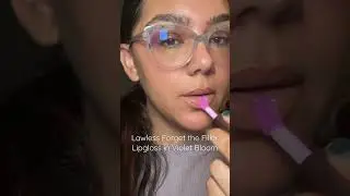 Lawless Forget the Filler Lipgloss in Violet Bloom #springmakeup #beautyinfluencer