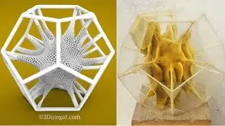 Dizingof designs - 3D printing mimicking Nature - BeeHive - Math Art by Dizingof - Free Download