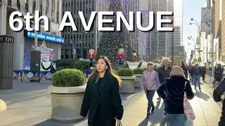 NEW YORK CITY Walking Tour [4K] - 6th AVENUE