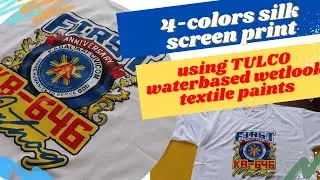 Kabalikat 646 1st Anniversary Tshirt Printing using Tulco Waterbased Textile Paint