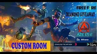 FREE FIRE LIVE //CUSTOM ROOMS // Azs Live