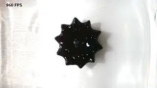 Unexpected Discovery with Ferrofluid and Vibrating Magnet ~ Slow Motion