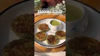 Broccoli Kebab | High Protein | Low Calorie | Snacks | Appetiser Recipe