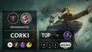 Corki Top vs Kennen - KR Grandmaster Patch 9.14