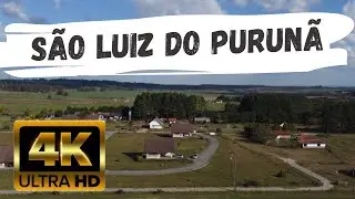 SÃO LUIZ DO PURUNÃ - DRONE PARANÁ 4K - IMAGENS 4K NATUREZA 2021 - LINDAS IMAGENS DA NATUREZA
