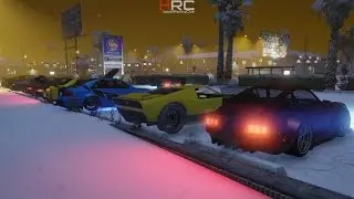 Grand Theft Auto V Online (XB1) | Christmas Meet | FL's Comet Retro, Snow Drags, Drifting & More