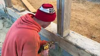 Installing Curtains on the Free Stall Barn- Dairy Barn Build