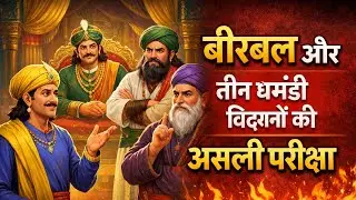 🔴 बीरबल और तीन घमंडी विद्वानों की असली परीक्षा | new story Hindi kahani | interesting 🤔 | 