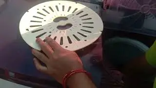 Washing machine on clothes 