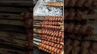Bengaluru 🔥best seekh kabab - try street food😋 #shorts #streetfood #viralshorts #food #ytshorts