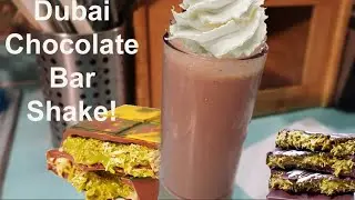 How to Make a Dubai Chocolate Bar Milkshake