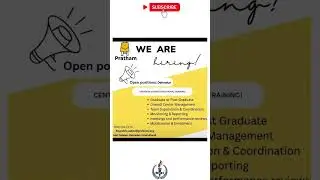 VACANCY - PRATHAM #vacancy #vacancywaala #vacancyguru