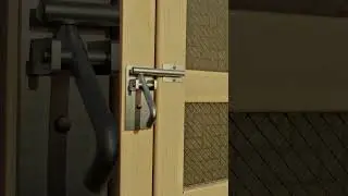 Automatic gate latch 🔐 design idea 💡 #shorts