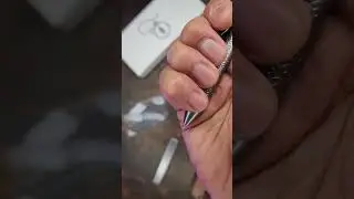 Fellhoelter Engraved Titanium Ti-Bolt Seigaiha