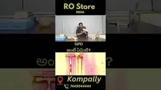 GPD అంటే ఏమిటి? #RO STORE INDIA#trending #business #youtubeshorts #waterplant