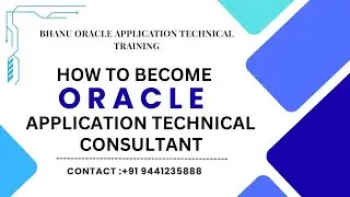 How to become Oracle Application Technical Consultant